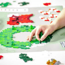 Plus-Plus Puzzle By Number Holiday Wreath Puzzle Multicolored 500 pc