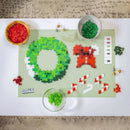 Plus-Plus Puzzle By Number Holiday Wreath Puzzle Multicolored 500 pc