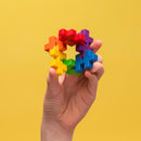 Plus-Plus Hexel Fidget Toy Multicolored 18 pc, Pack of 18