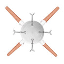 Tree Nest Metal/Wood Real Christmas Tree Stand 10 ft.