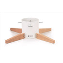 Tree Nest Metal/Wood Real Christmas Tree Stand 11.5 ft