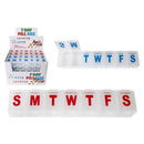 Diamond Visions 7 Day Jumbo Pill Box 1 pk, Pack of 24