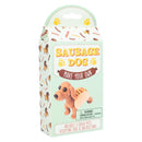 Fizz Make Your Own Sausage Dog Dough Craft Set Brown, Pack of 6