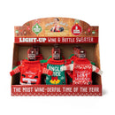 Uncle Bob's Light-Up Wine & Bottle Sweater 1 pk, Pack of 24