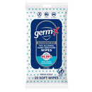 Germ-X Fresh Scent Wipes Hand Sanitizing Wipes 20 ct, Pack of 20