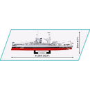 COBI World War II USS Arizona Battleship Block Set Multicolored 2046 pc