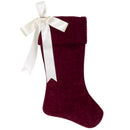 Dyno Red/White Matte W/Bow Christmas Stocking 20 in., Pack of 12