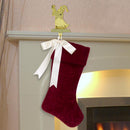 Dyno Red/White Matte W/Bow Christmas Stocking 20 in., Pack of 12