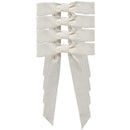 Dyno Ivory Christmas Bow 10 in., Pack of 12