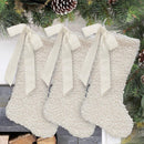 Dyno Ivory Christmas Bow 10 in., Pack of 12