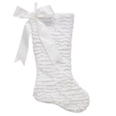 Dyno Ivory Faux Fur W/Bow Christmas Stocking 20 in., Pack of 12