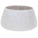 Dyno Ivory/White Faux Fur Tree Collar 11 in., Pack of 4