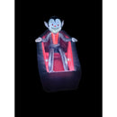 A Holiday Company 2.6 ft. LED Animated Rising Vampire in Coffin Inflatable