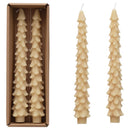 Creative Co-Op Cream Unscented Tree Candle, Pack of 12