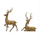 Creative Co-Op Gold Deer Table Decor, Pack of 2