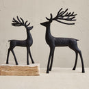 Creative Co-Op Black Reindeer Table Decor 18 in., Pack of 2