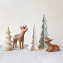 Creative Co-Op Cream Tree Table Decor 11 in., Pack of 6