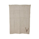 Decoris Reindeer Blanket 1 pk, Pack of 8