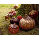 Decoris 8 in. Pumpkin Fall Decor, Pack of 4