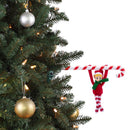 Mr. Christmas Merry Mischief Elf Musical Tree Acrobat Animated Decor 6 in.