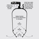 Dyno Titan Pro Roof Ridge Light Clips 100 pk