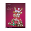 Lumineo LED Cool White Reindeer 18 in. Yard Decor