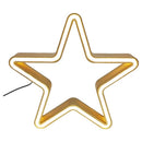 Celebrations LED Warm White Star Table Decor 9 in., Pack of 5