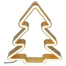 Celebrations LED Warm White Tree Table Decor 10 in., Pack of 5