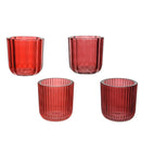 Decoris Red Tealight Candle Holder 4 in., Pack of 36