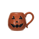 Creative Co-Op 6 in. Jack-O-Lantern Mug Halloween Decor, Pack of 6