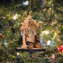 Holy Land Olive Wood Natural 3D Nativity Ornaments 3 in., Pack of 20