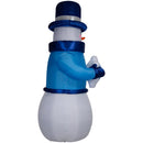 Gemmy Airblown LED Lightshow Rainbow Wave Snowman 12 ft. Inflatable