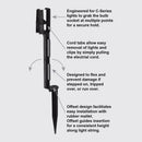 Dyno 11 in. Titan Pro Light Clip Stakes 25 pk