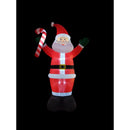 A Holiday Company Santa with Candy Cane 20 ft. Inflatable