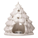 Creative Co-Op White Holy Family with Tree & Cut-Outs Table Decor 6 in., Pack of 6