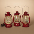 Gerson Multicolored Holiday Spinning Water Globe Lantern 10 in., Pack of 6
