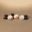 Gerson Multicolored Snowman Wax Christmas Scent Candle, Pack of 12