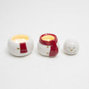 Gerson White/Red Snowman Christmas Scented Wax Candle 8 in., Pack of 6