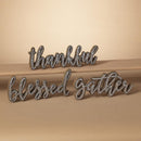 Gerson 11 in. Tabletop Sign Fall Decor, Pack of 6