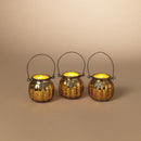 Gerson 3 in. Harvest Lanterns Fall Decor, Pack of 8