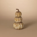 Gerson 11 in. Harvest Stacking Pumpkins Fall Decor, Pack of 4