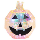 Gerson 10 in. Holographic Halloween Pumpkin Halloween Decor, Pack of 4