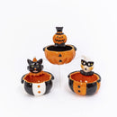 Gerson 7 in. Halloween Candy Bowl Fall Decor, Pack of 12