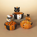 Gerson 7 in. Halloween Candy Bowl Fall Decor, Pack of 12