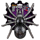 Magic Seasons Multicolored 8 in. LED Halloween Spider, Pack of 6
