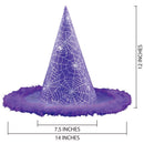 Magic Seasons Halloween Spiderweb Witch Hat 1 pk