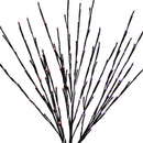 Celebrations Orange/Purple 32 in. LED Light Burst Halloween Decor, Pack of 6
