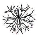 Celebrations Orange/Purple 16 in. LED Prelit Shimmering Sphere 3D Halloween Decor, Pack of 6