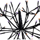 Celebrations Orange/Purple 16 in. LED Prelit Shimmering Sphere 3D Halloween Decor, Pack of 6