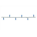 Celebrations Classic LED C6 Blue 100 ct String Christmas Lights 24.75 ft.